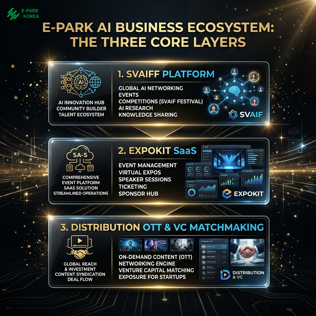 E-Park AI Business Ecosystem Visual