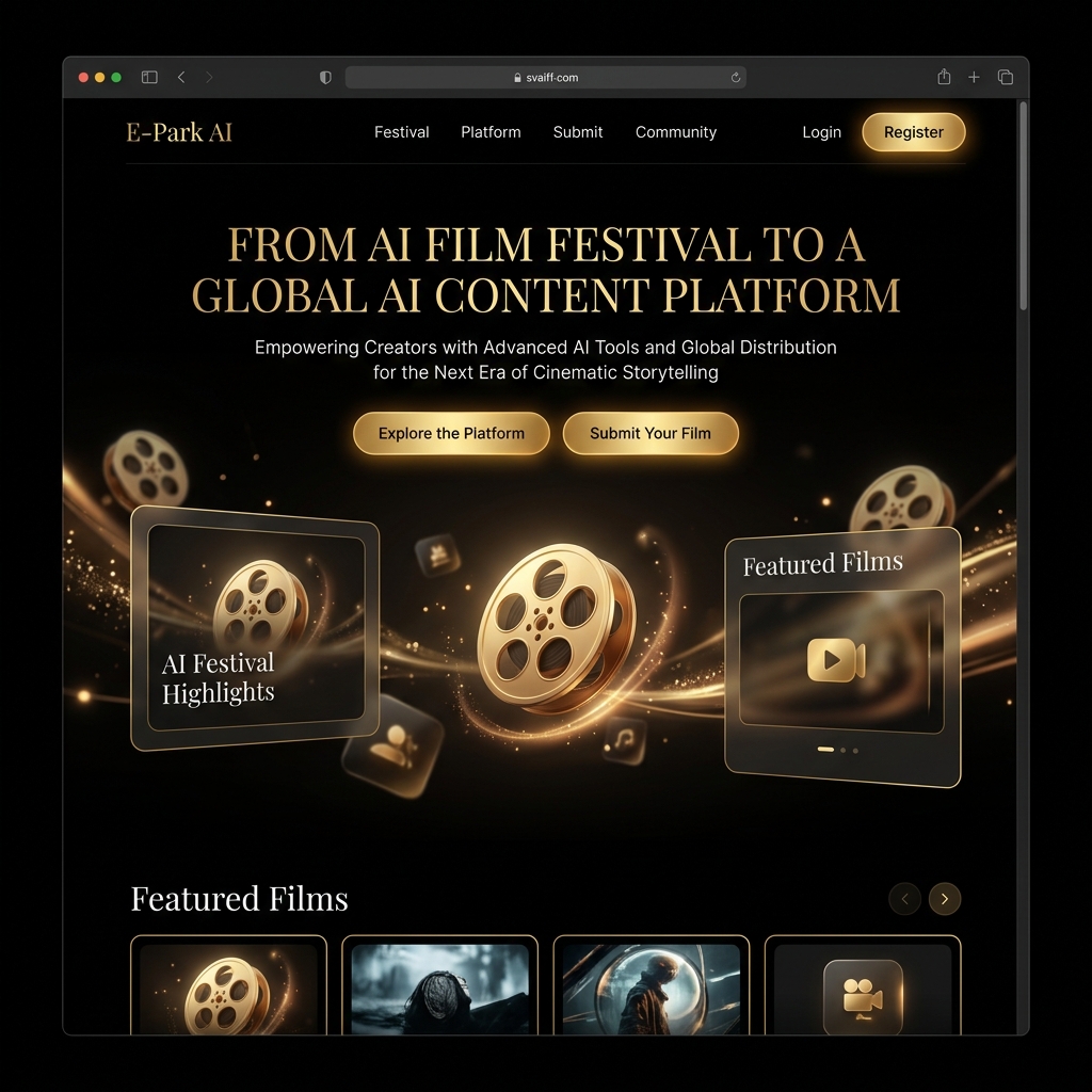 E-Park AI Platform Interface Mockup